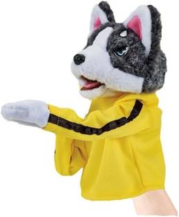 Goyal's Kung Fu Dog, Punching Puppet, Boxing Gloves Children's Game Plush Toys Hand Puppets