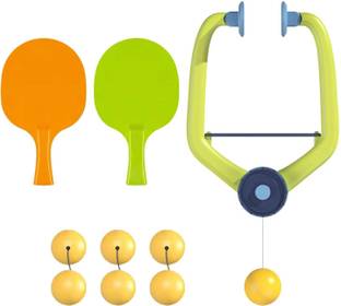 Ji And Ja Hanging Table Tennis Training Device with 6 Balls PingPong Trainer Tennis