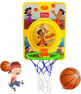 Myhoodwink Wall Mount Basketball Sports Toy for Kids Indoor & Outdoor Toy Play Fun Game Basketball
