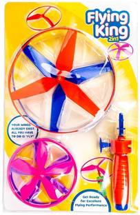 zokato Flying King 2 in 1 Indoor & Outdoor Toy Can Be Played as Space Rocket. Squash