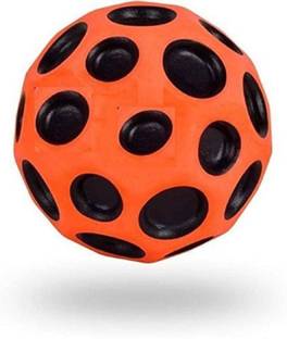 ZESTHOME Super High-Bounce Moon Ball, Gravity-Defying Bouncing ball for Kids (Multicolor) Crazy Ball