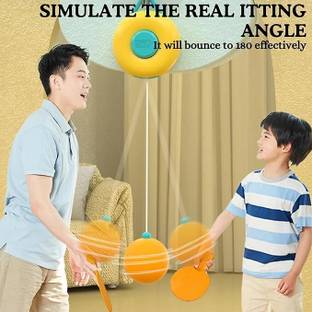 CountryLink Table Tennis Trainer Indoor Ping Pong Ball for Kids 2 Racket & 3 Practice Ball Table Tennis