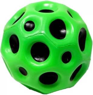 little toys Bouncing Moon Ball for Kids with Soft Rubber (Pack of 1) Throwball