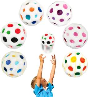 zilasa Moon Ball,Space Ball,Extreme High Bouncing Ball 2 Pcs Super Stress Releif Softball
