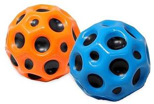 CrazyBuy Bouncing Moon Ball for Kids with Soft Rubber Bounce Ball Set (Pack of 2) Crazy Ball