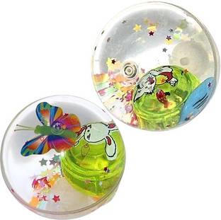 HK Toys Lighting Rubber Bouncing Stress Relief Jumping Ball for Kids Crazy Ball