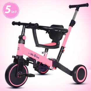 Little Olive The Most Advanced 5 in 1 Baby Cycle Mini Marvel Grand Tricycle
