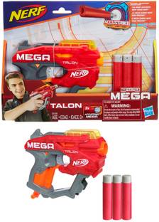 Hasbro Nerf Mega Talon Blaster -- Includes 3 Official AccuStrike Nerf Mega Darts Guns & Darts