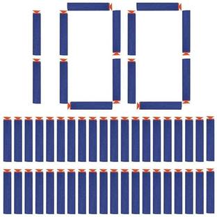 YATRI Suction Bullet Foam Darts for Nerf Elite Blaster Guns (Pack of 100) - Blue Darts & Plastic Bullets