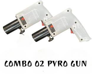 LIVING WELL Pyro Wedding Cold Pyro Gun Sparkular Gun Forfunction Parties(COMBO OF 2)pyro gun Diwali Gun