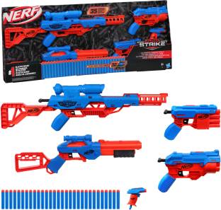 Nerf Alpha Strike Ultimate Mission Pack, 5 Blasters and 30 Official Elite Darts, For Kids, Teens, Adults Guns & Darts