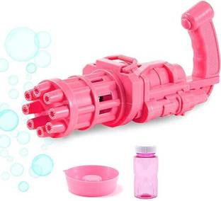 Galactic Gun Automatic Bubble Maker for Kids Outdoors & Indoor Water Gun