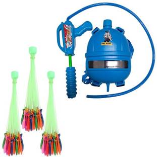 Brown Leaf High Pressure Water Gun Tank Pichkari Playing Fun Toy for Kids Holi Favor Water Gun