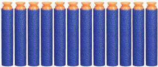 YATRI Suction Bullet Foam Darts for Nerf Elite Blaster Guns (Pack of 10) - Blue Darts & Plastic Bullets