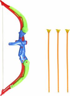 333MART Dhanush Shooting, Bow & Arrow With LED Lights, Archery Set For Kids,BIS Approved Bows & Arrows