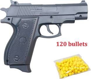 कैंबली Quick Load Kids Pistol with 80 BB Bullets| Army and 729 PUBG Gun| 8 Round Reload