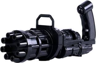 Citrine Cool Gadget Electric Gatling Bubble Gun For Kids Boys Girls With Plate Guns & Darts