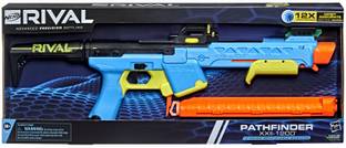 Nerf Rival Pathfinder XXII-1200 Blaster with 12 Rival Accu-Rounds Guns & Darts