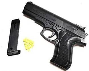 SHIVRAJ P729 TOY GUN SMALL WITH BULLETS Guns & Darts (Black) Guns & Darts