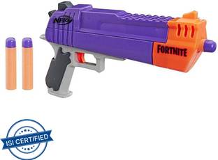 Nerf Fortnite HC-E Mega Dart Blaster, Includes 3 Mega Fortnite Darts Guns & Darts