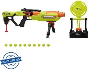 Nerf Rival Blaster Jupiter XIX-1000 Edge Series with Target and 10 Rounds Guns & Darts