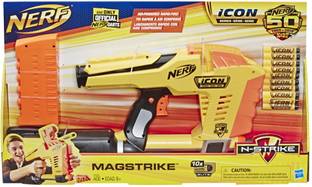 Nerf Magstrike N-Strike Air-Powered Toy Blaster, 50th Icon Series Guns & Darts