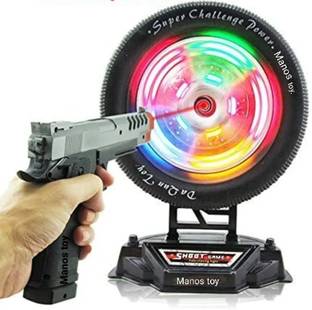 SOPALI Leaser target gun for kids target point light and music toy for kids gun toy Darts & Plastic Bullets