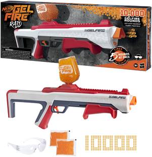 Nerf Pro Gelfire Raid Blaster, Fire 5 Rounds W/ Hopper, Toys For Ages 14 + Guns & Darts