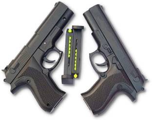 WHEELSQUARE oy Mouser Gun Hand Gun Pub g Gun Toy Pack of 2 Pistol Gun Toy Guns & Darts