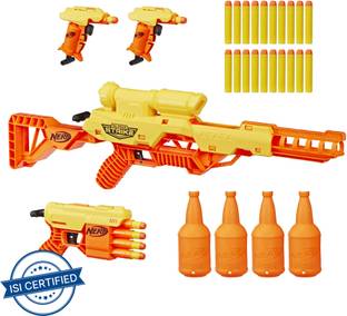 Nerf Alpha Strike Battalion Set, Multi-Pack,Easy Load-Prime, best gift,Incl. 25 Darts Guns & Darts