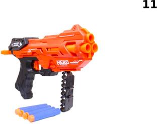 AS TRADERS Blaze Storm Soft Bullet Gun Toy With 10 Soft Foam Bullets H5 Guns & Darts
