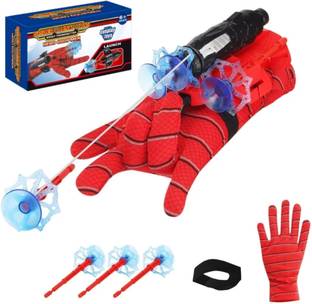 Lil Tara Spider man web shooter with suction cup launcher for kids Bows & Arrows