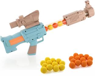 333MART Space Explorer Pneumatic Gun Include 24 Soft Foam Ball for Boys & Girls 5+ Age Darts & Plastic Bullets
