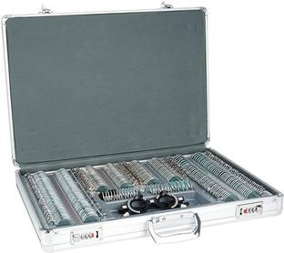 Matronix Optical Trial Lens Set - Metal Rim Case, 232 Lenses & Accessories | Free Kit Trail Frame