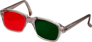 unicore Diplopia Glasses Anaglyph Red/Green In Plastic Frame Eyeglasses Cyan Anaglyph Trail Frame