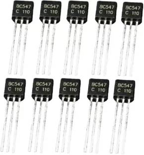 igoy BC547 NPN TRANSISTOR SWITCHING/AMPLIFIER 10PCS NPN Transistor