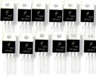 AVISRI 10 PCS TIP42C 6A,100V, 65W, PNP TRANSISTOR PNP Transistor
