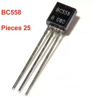Elph BC558, PNP-Bipolar (BJT) General Purpose Transistors - Pieces 25 PNP Transistor