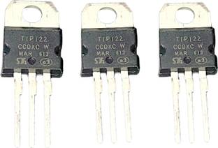 AVISRI 3 PCS TIP122 5A 100V Darlington High-Current NPN Transistor