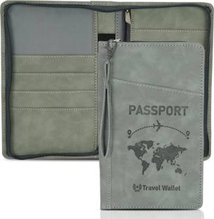 STORITE RFID Passport Holder Travel Document Organizer With Removal Hand Strap