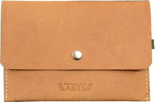 ABYS 100% Genuine Leather Business Card Book||Credit Card Holder||Wallet||Card Holder||Document Holder|| ATM & Debit Card Holder For Men And Women
