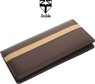 ZesTale Leatherette Cheque Book Holder With Debit Credit Card Holder/ Passbook Cover