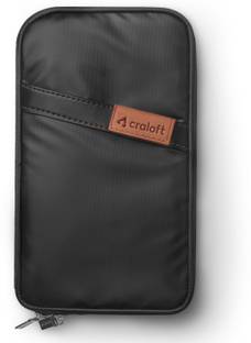 CRALOFT Polyester Passport Cover Bag Wallet for Travel Document, Card, Ticket Holder
