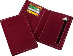 MATSS Genuine Leather Tan Card Holder||Travel Passport Holder||