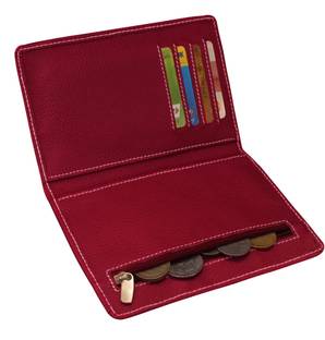 MATSS Genuine Leather Tan Card Holder||Travel Passport Holder||