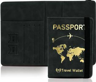 STORITE RFID Travel Passport Cover Holder Wallet for Credit Card Boarding Pass & Ticket