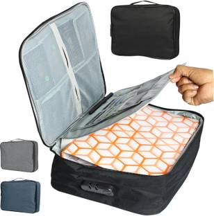 Dhvyant Mart Waterproof Travel Document Storage Bag With Zipper Lock For Home, Office, Travel