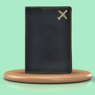 Vorak Ahimsa Classy Leather Unisex Passport Cover