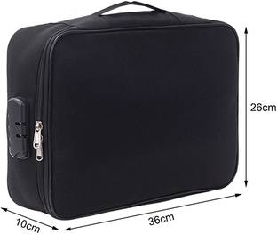 BAWALY Waterproof Document Bag, Family Passport Holder with Removable Wristlet Strap