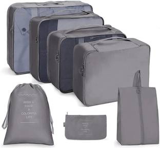 Eopzo Travel organizer 7 in 1 Packing Cube For Travel Space Saver Laundry Cosmetics